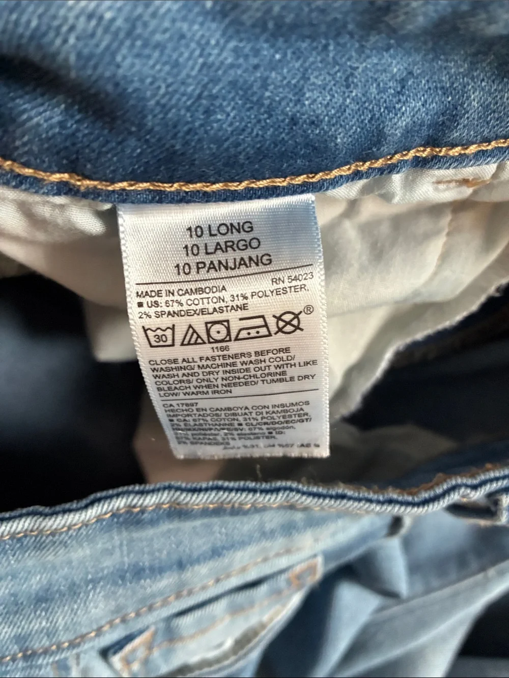 Old Navy Kicker Boot-Cut 10 Long - Picture 7 of 7